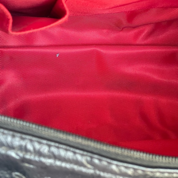 Loungefly Black Mickey & Minnie Embossed Satchel - Picture 7 of 7